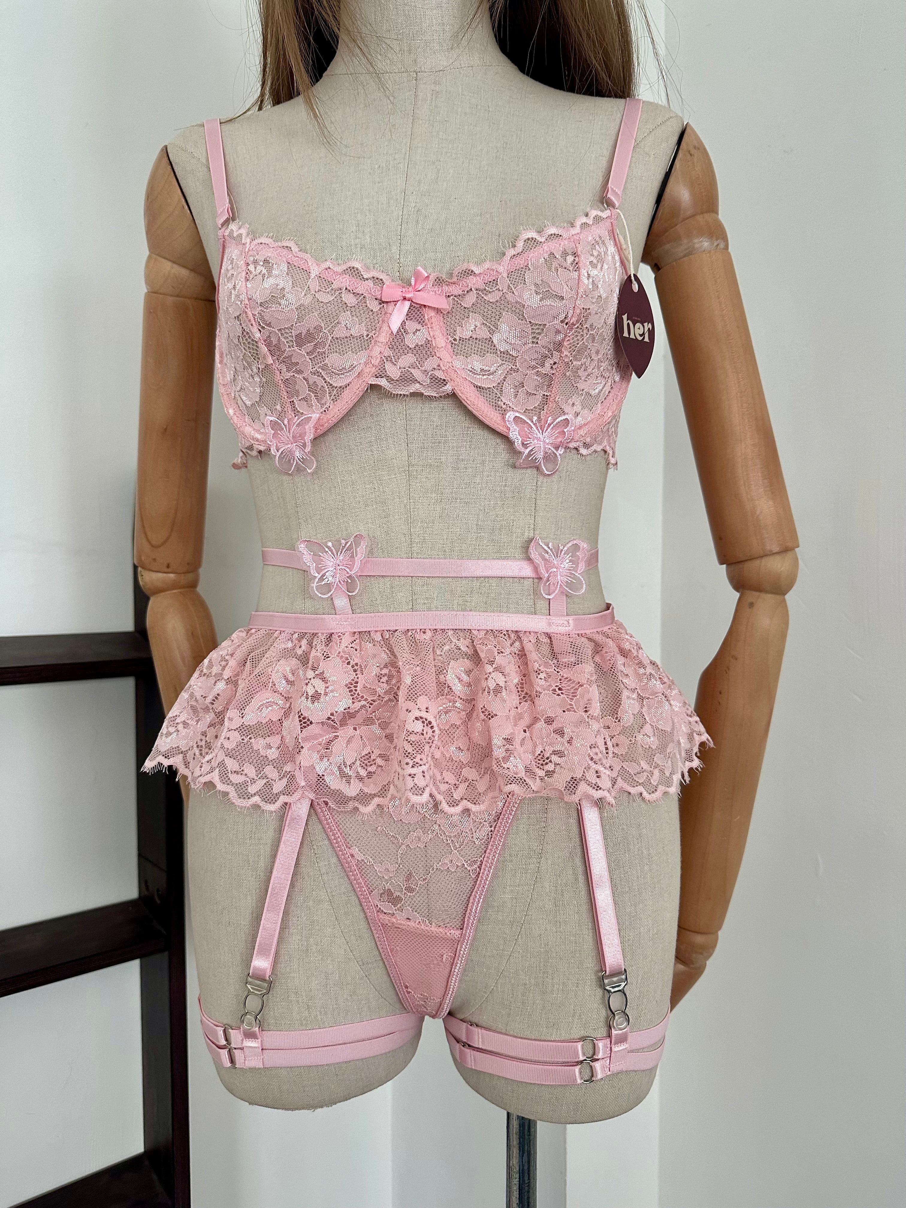 Set mesh c/encaje
