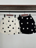 Falda short polka dots