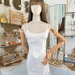 Conjunto blanco corset y falda