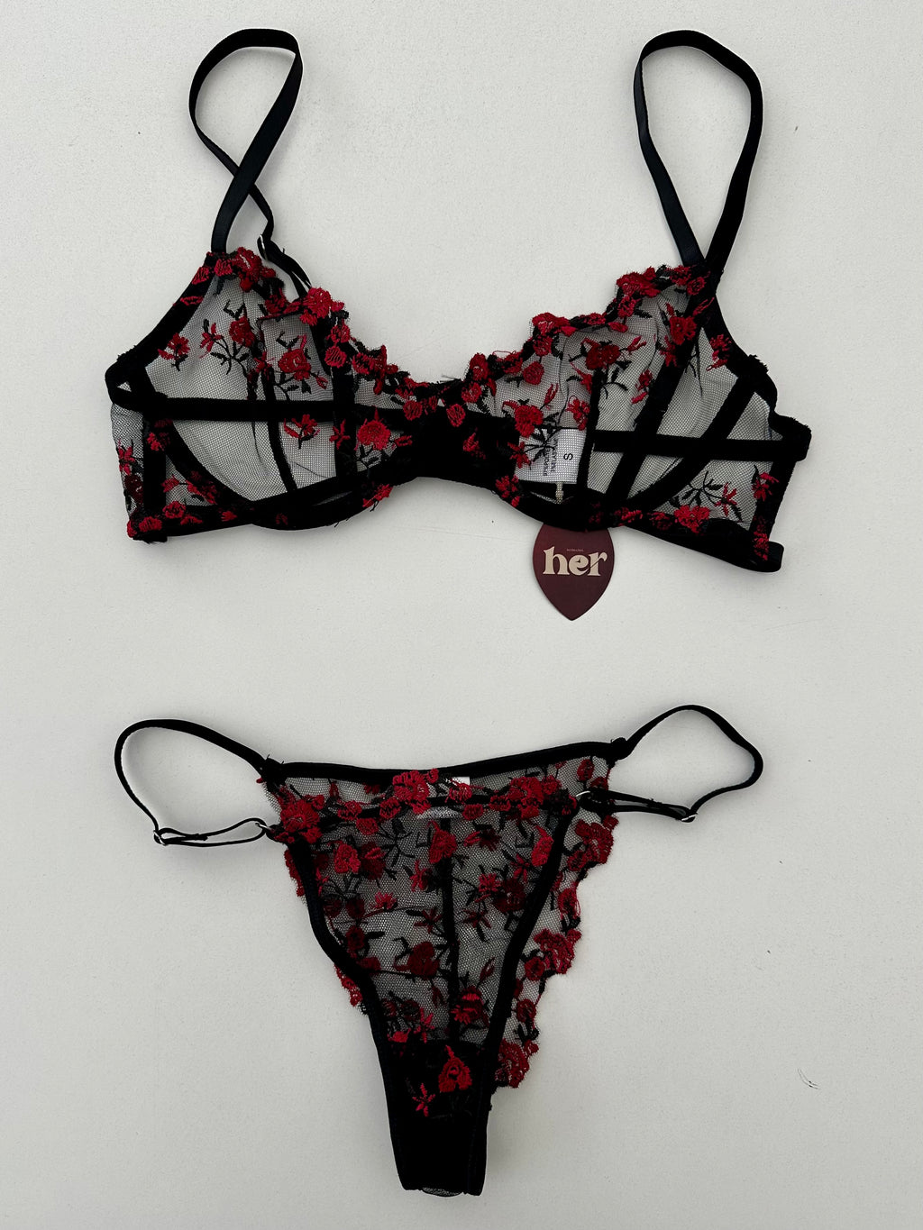 Set mesh c/bordado