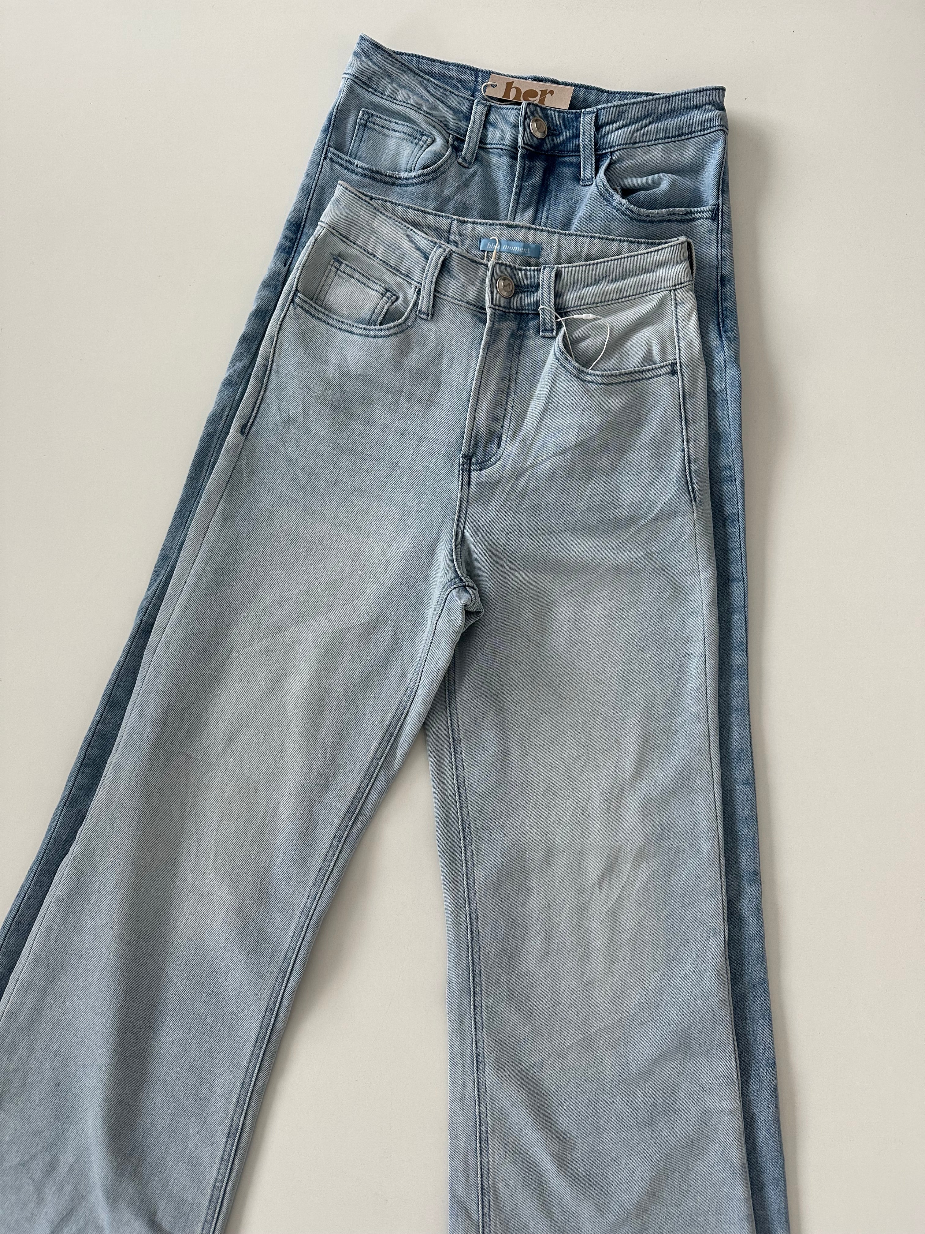 Jeans raw hem