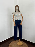 Blusa floreada