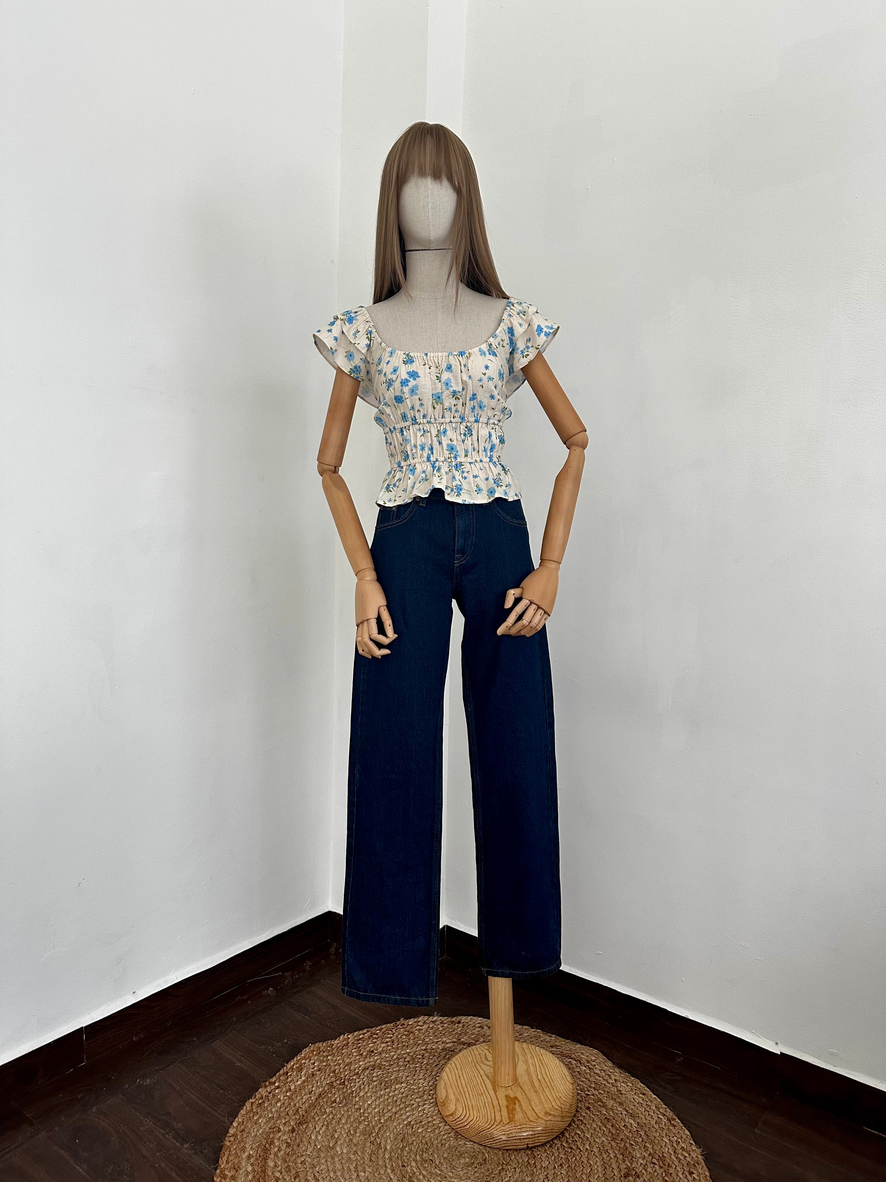 Blusa floreada