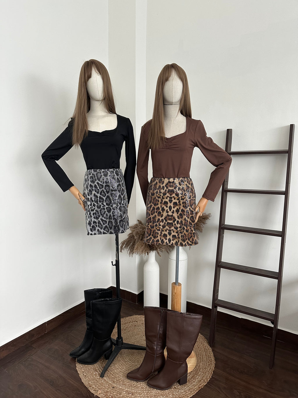 Falda animal print