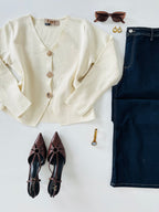 Suéter botón de sol