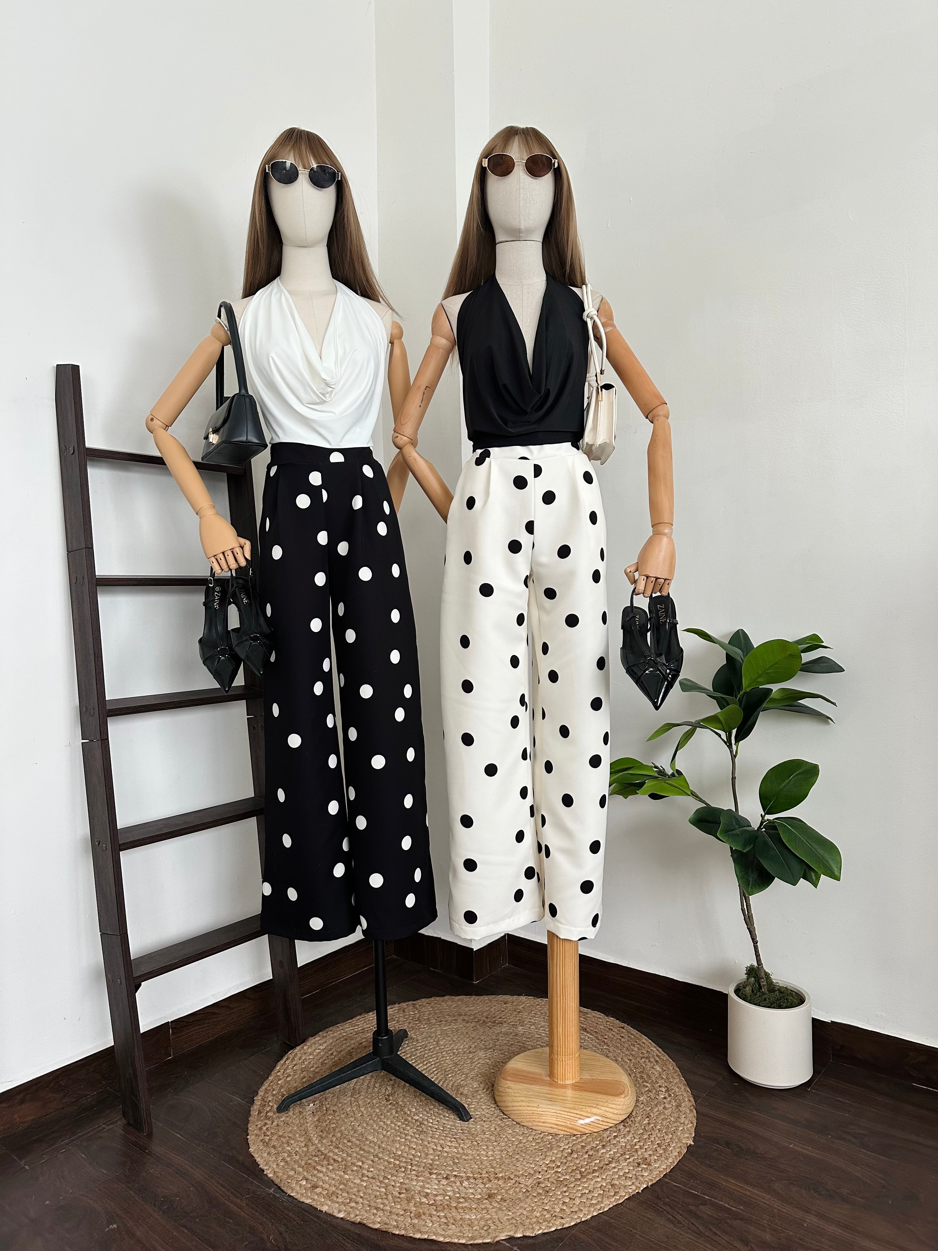 Set halter polka dots