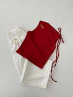 Blusa  moño en hombro