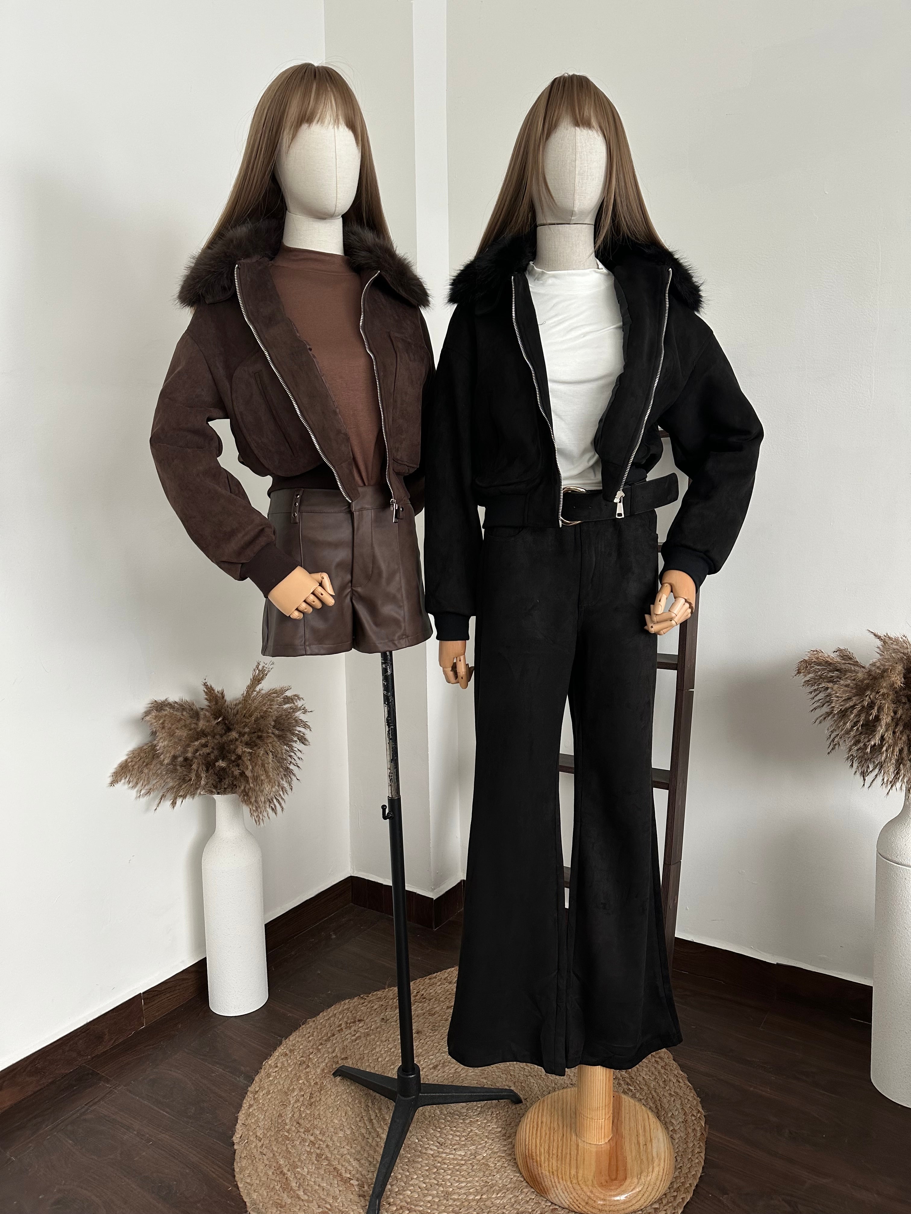 Chamarra gamuza c/peluche