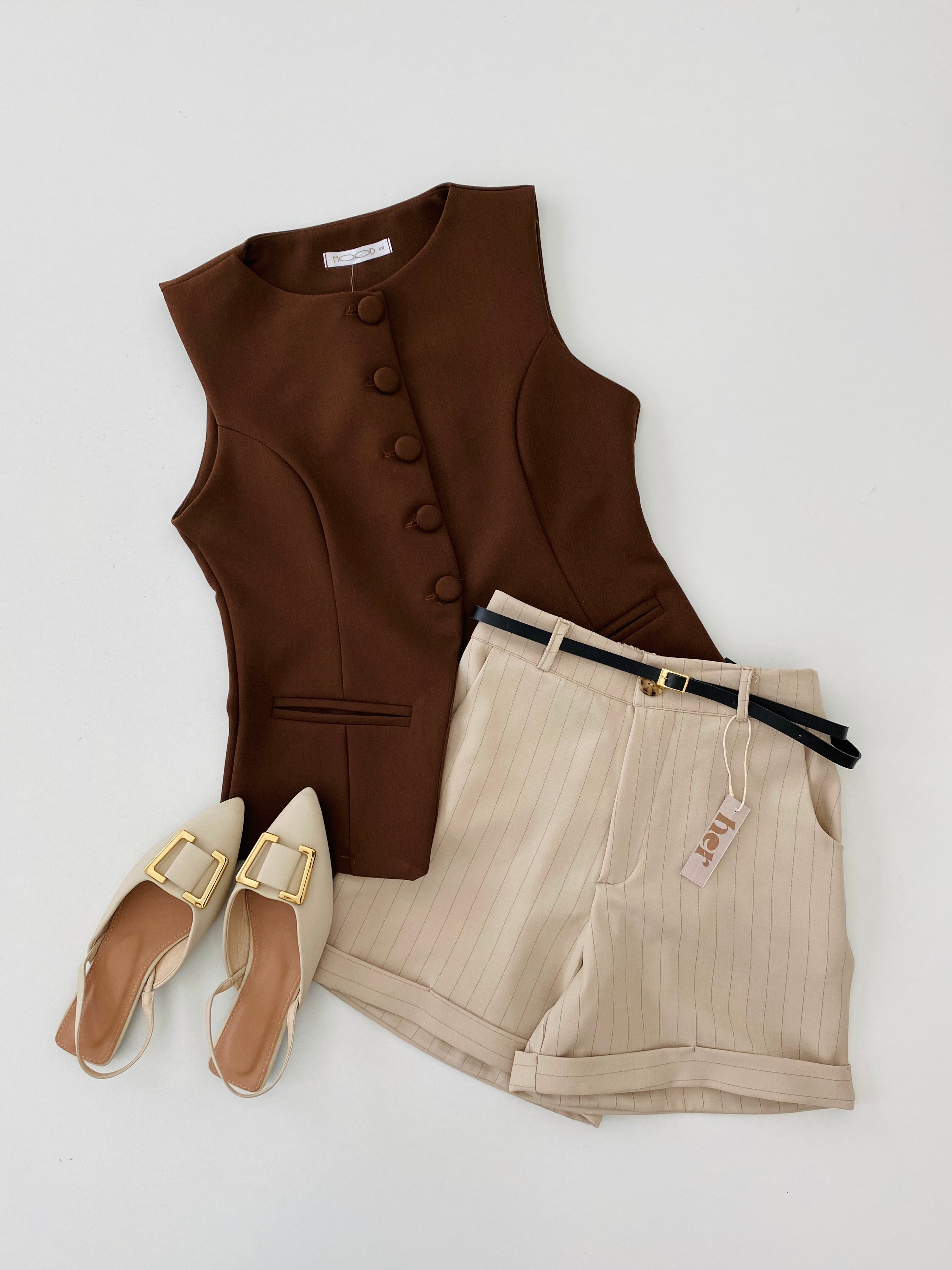 Shorts De rayas