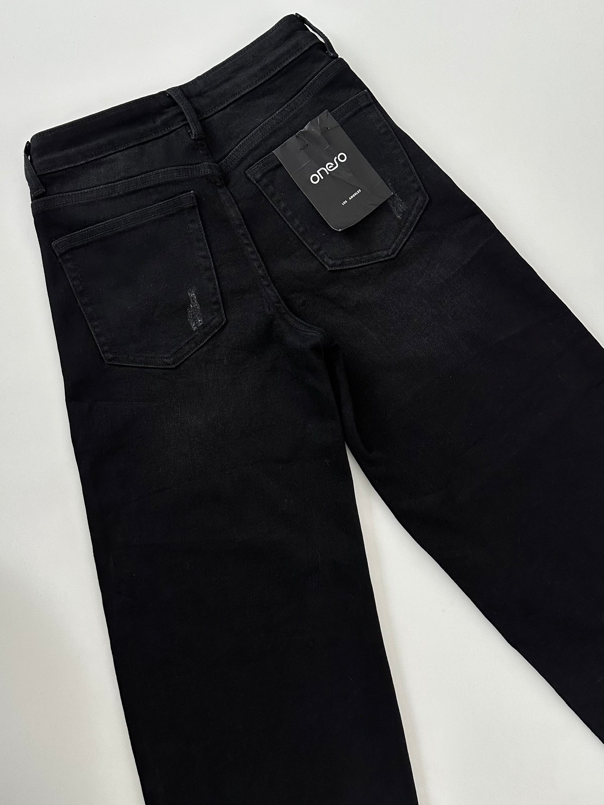 Black Jean wide leg
