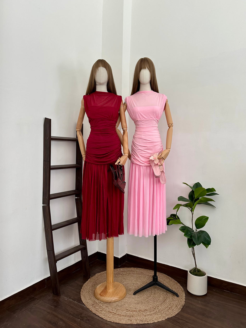 Vestido mesh