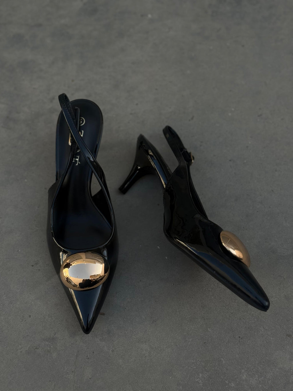 Gold Loop Stilettos