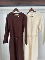 Vestido tejido c/cinto