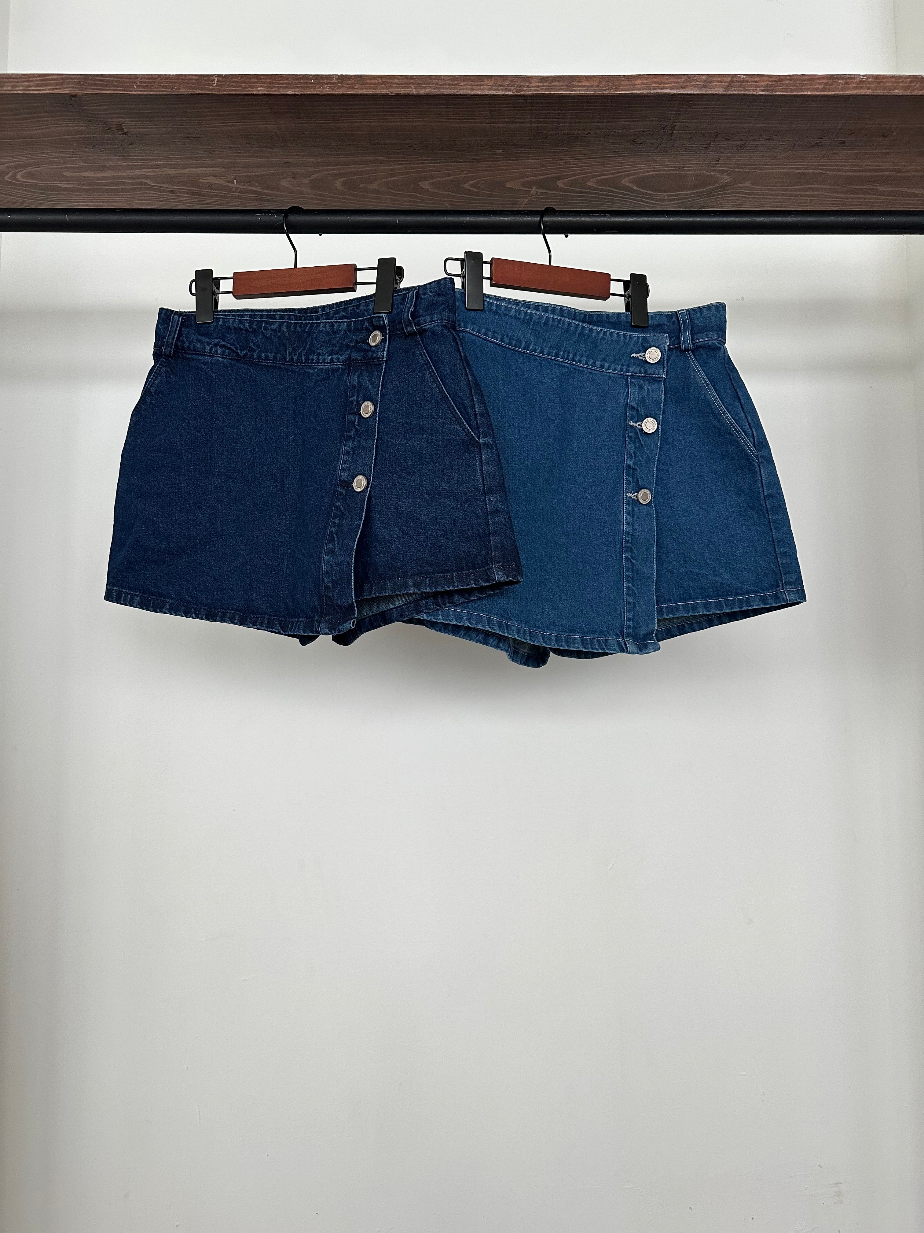 Short falda denim