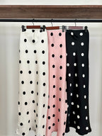Falda larga polka