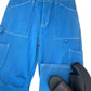 Cargo pants electric blue