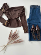 Blusa ligera de un hombro