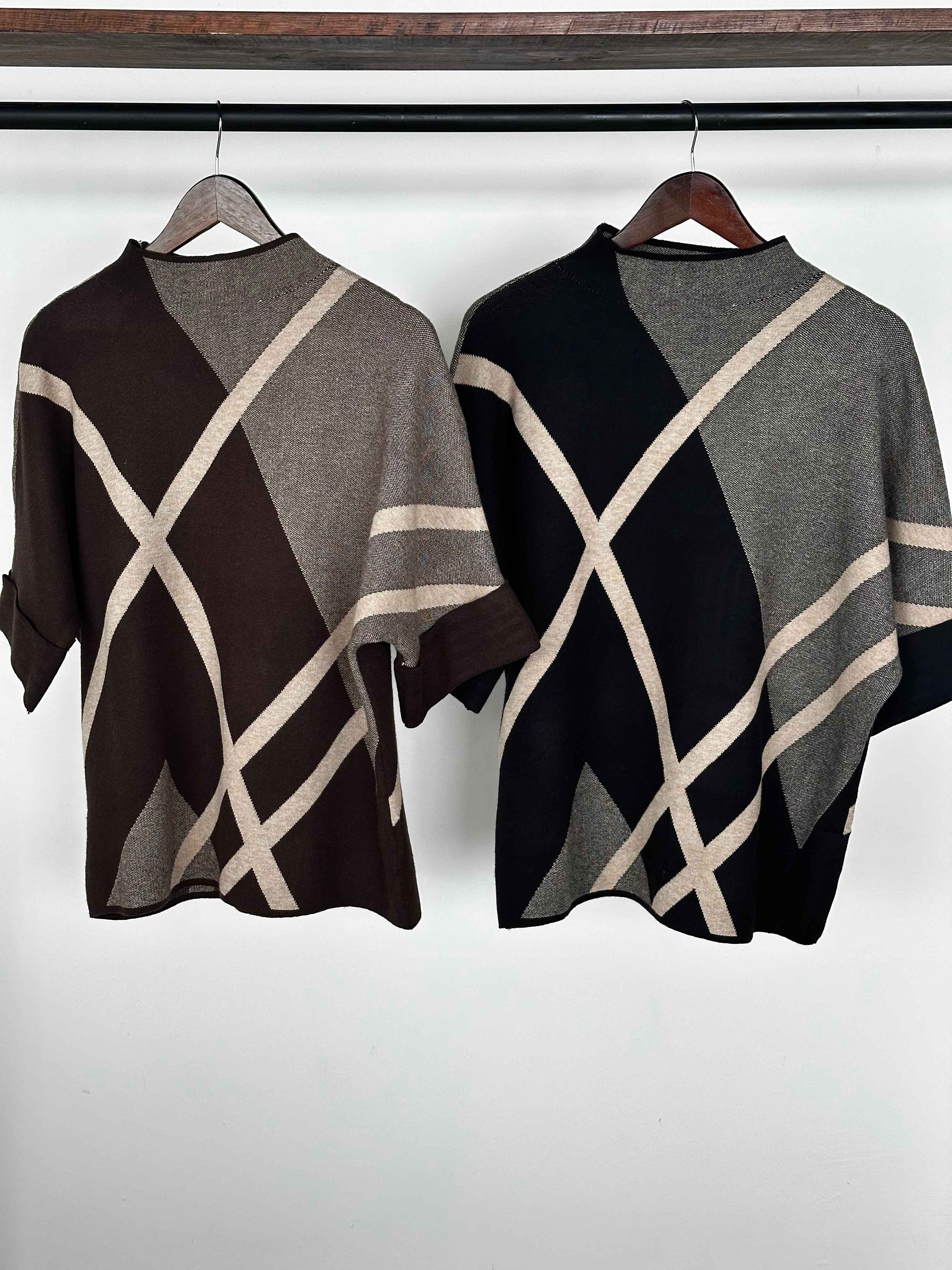 Blusa estilo capa