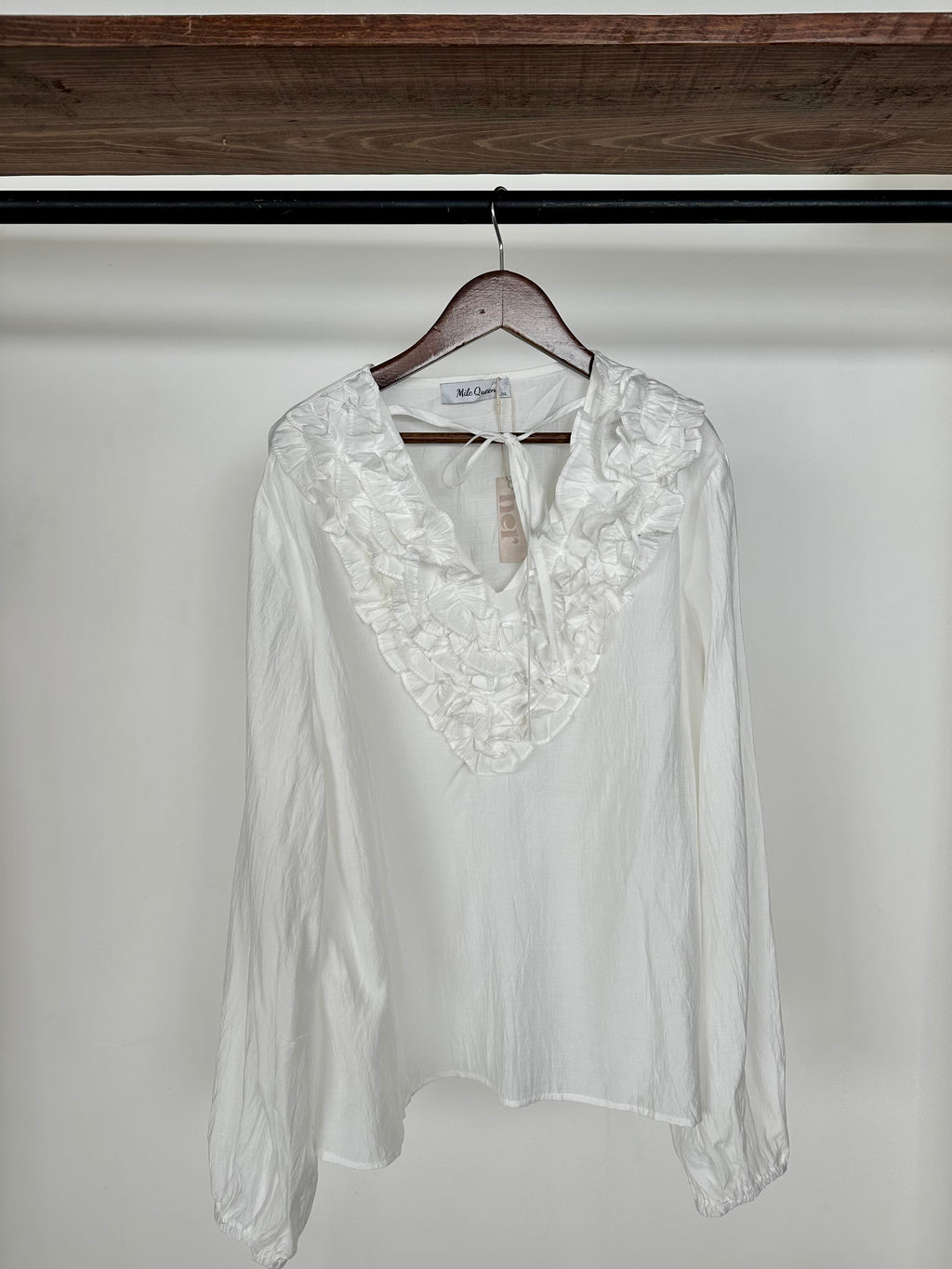Blusa boho con olanes