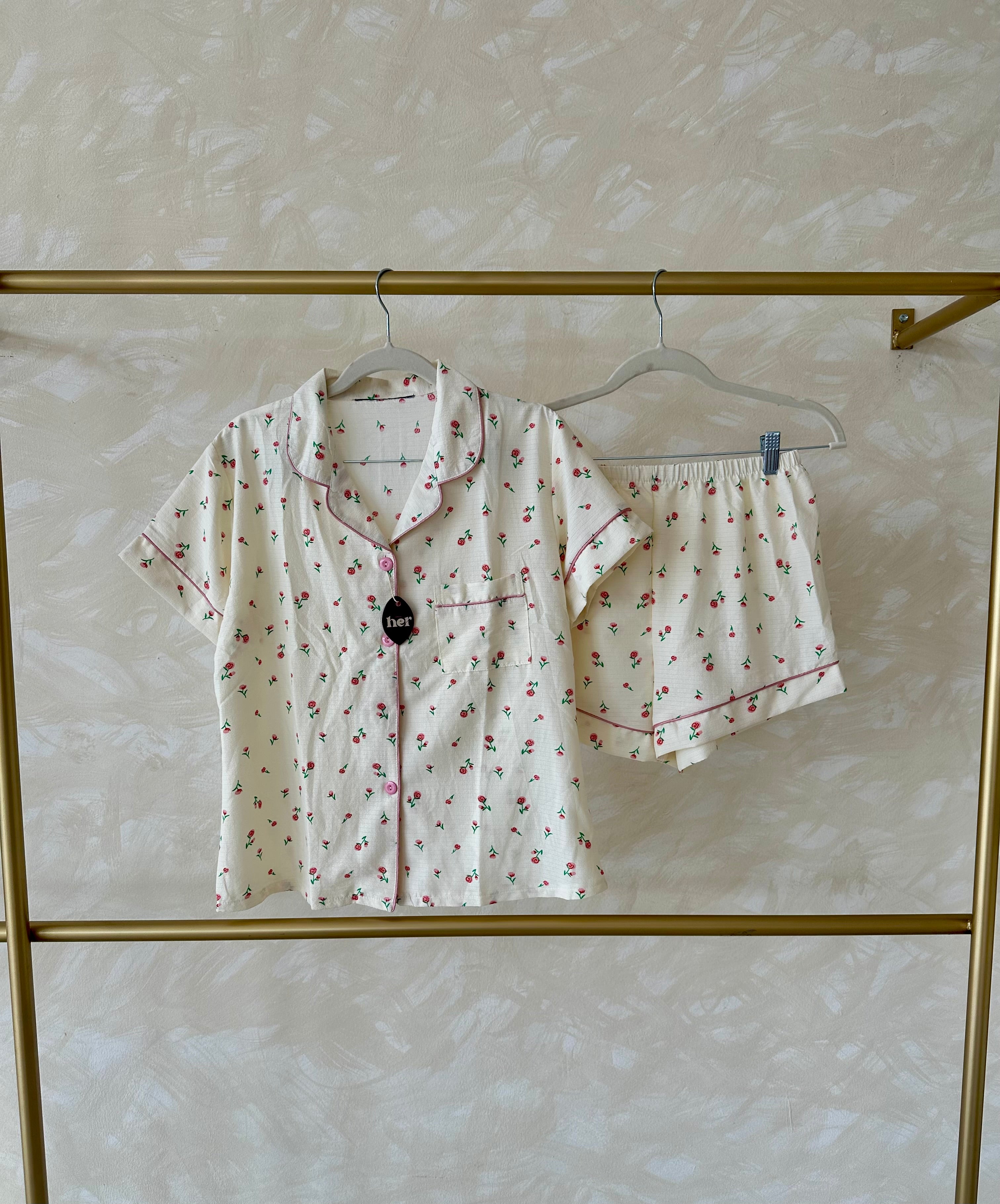 Pijama de flores