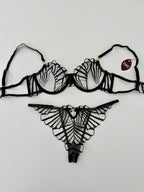 Set mesh c/detalle dorado
