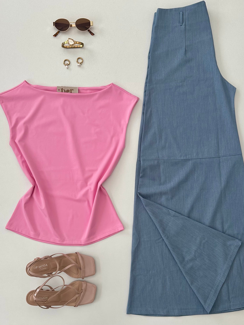 Blusa sin mangas