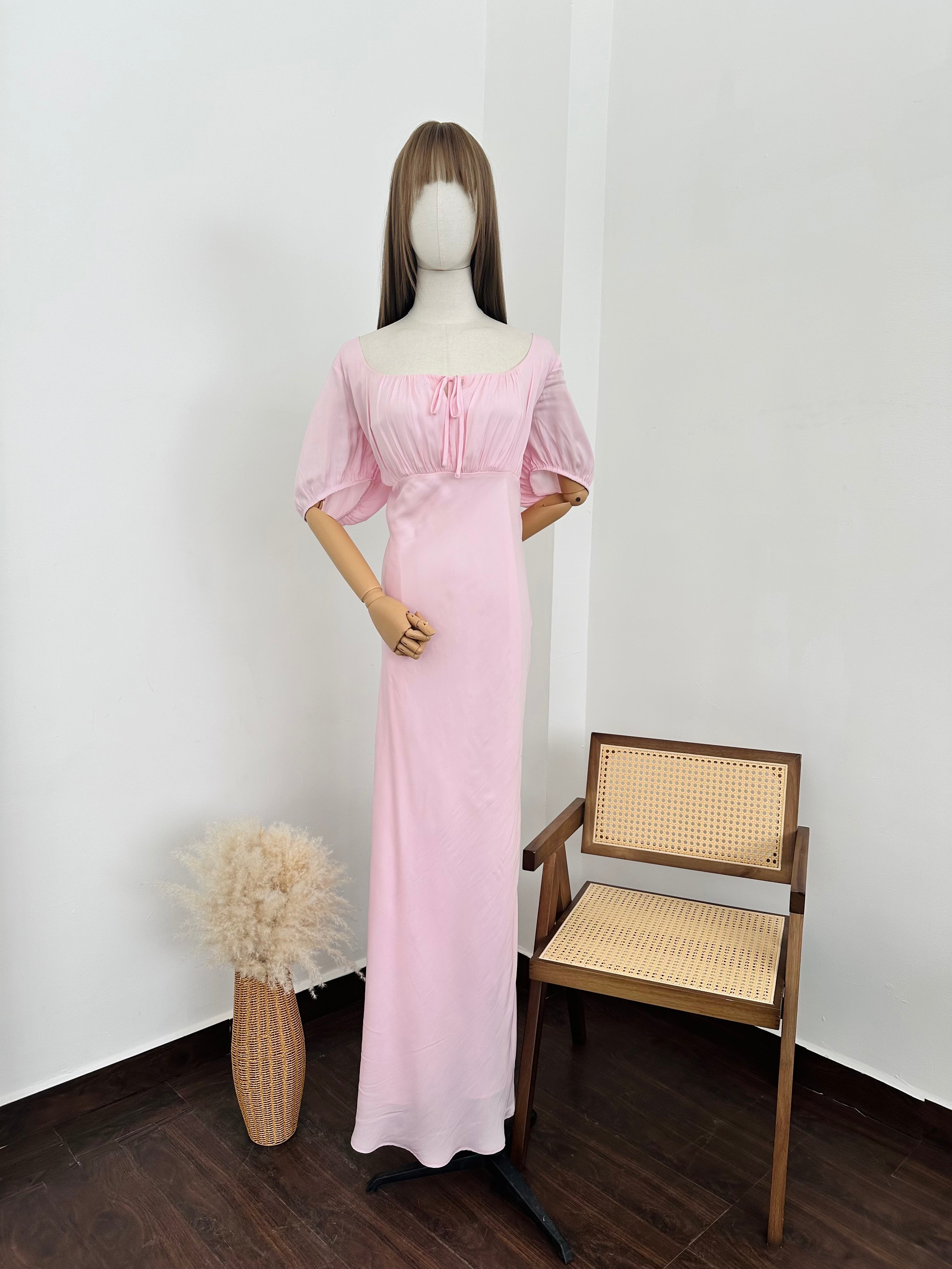 Baby pink dress