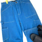 Cargo pants electric blue