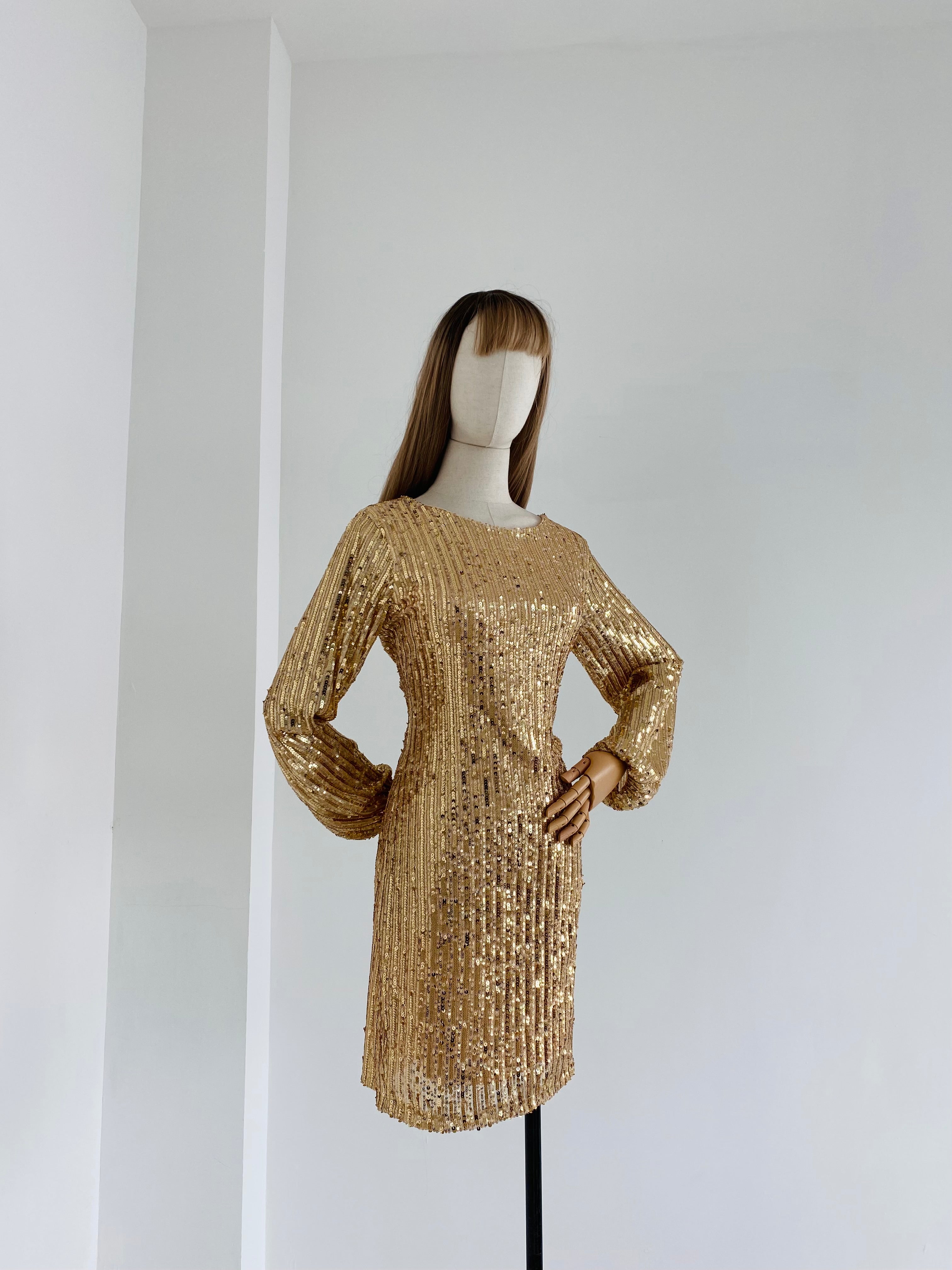 shiny dress