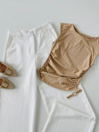 Blusas con pliegues