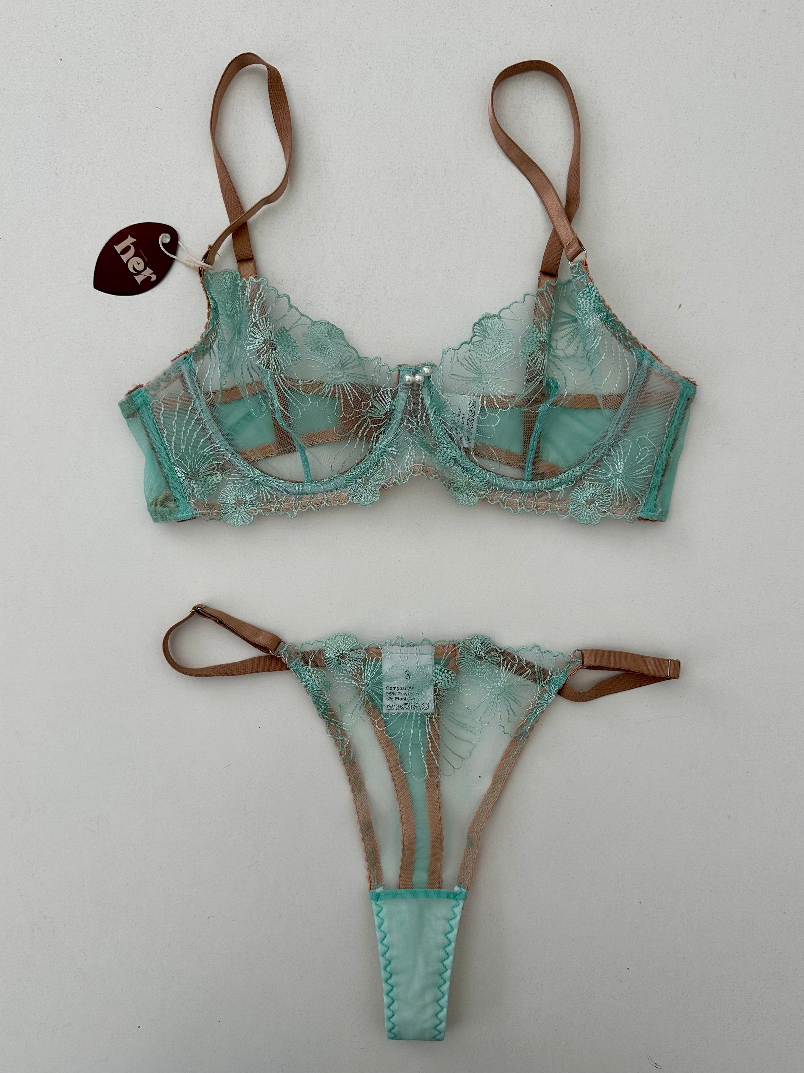 Set mesh c/encaje