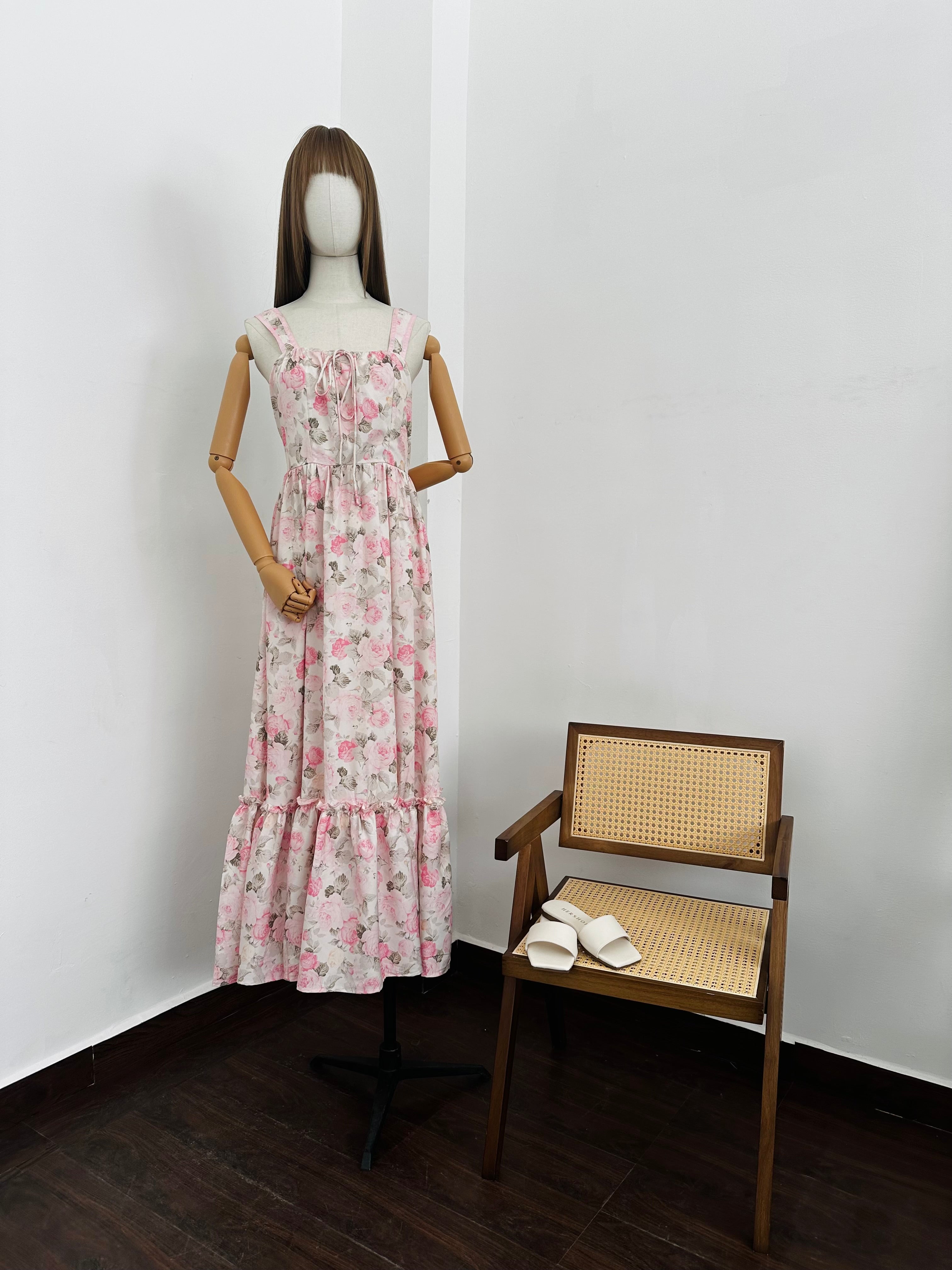 Vestido rosas