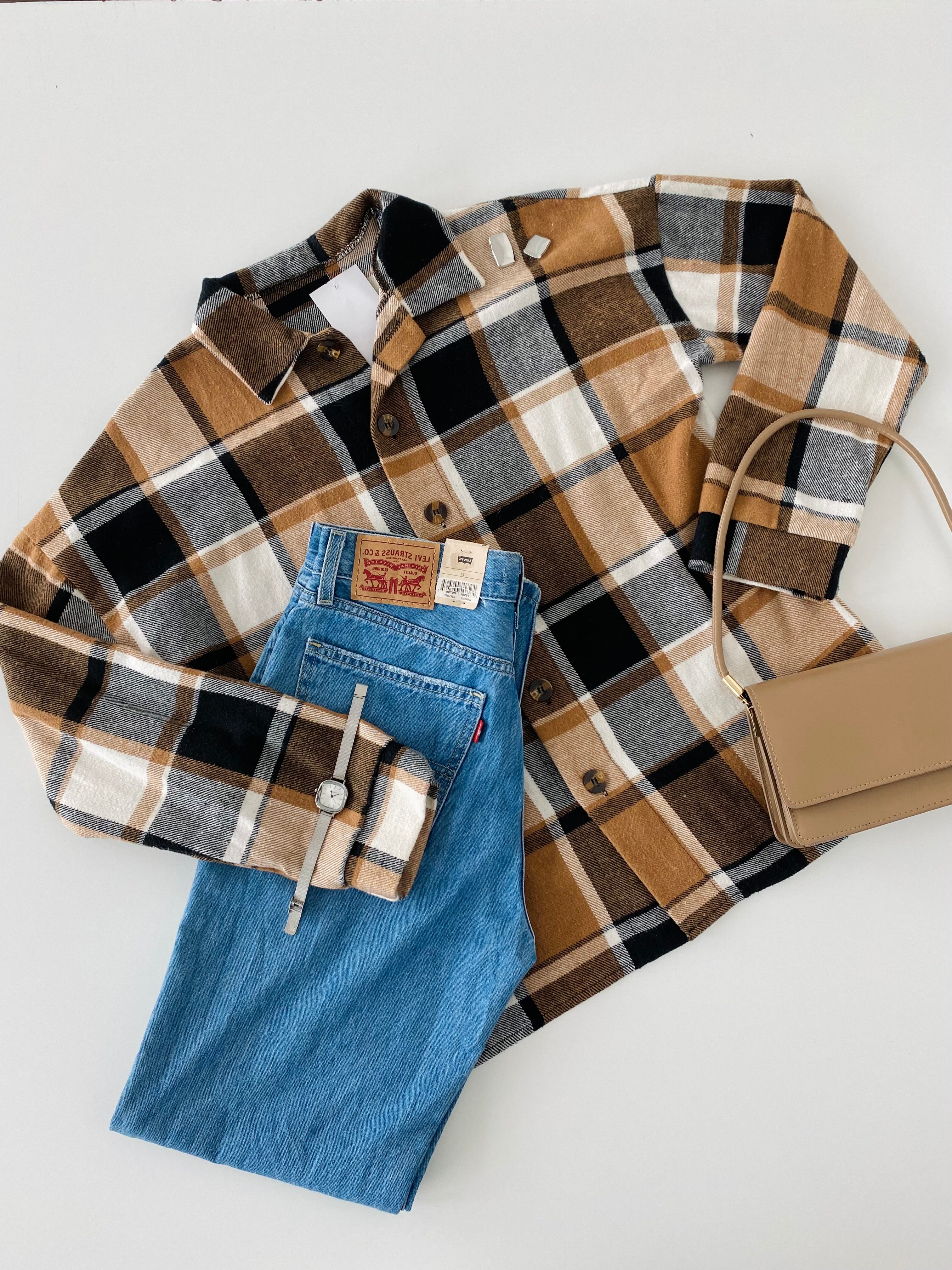 Sobrecamisa de cuadros