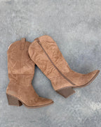 Botas vaqueras gamuza