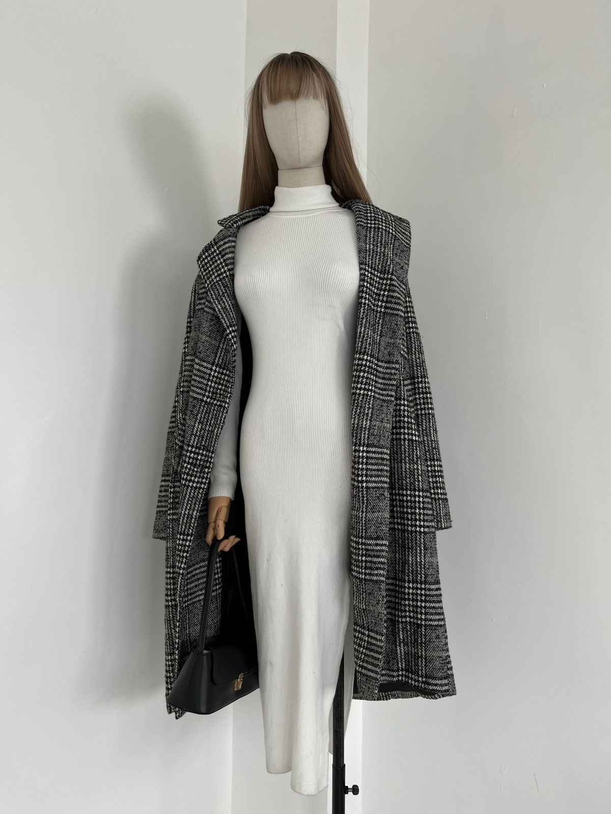 Abrigo tweed