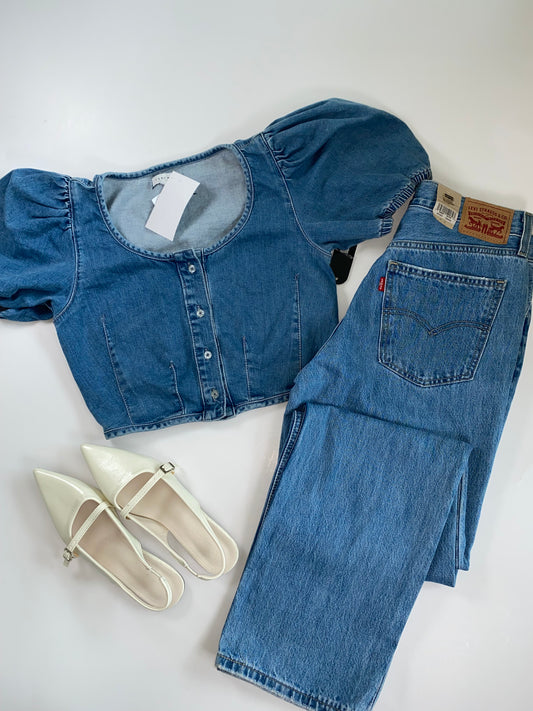 Blusa denim