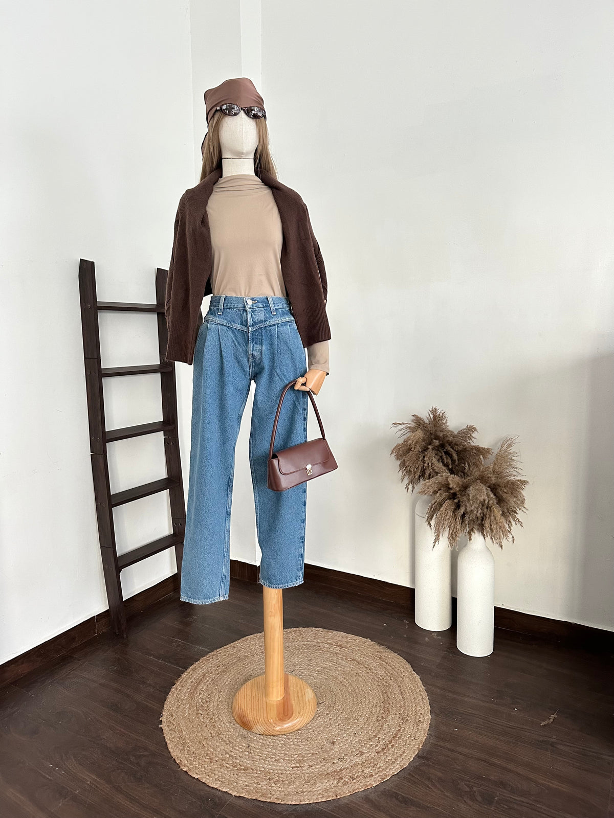 Cropped wide leg