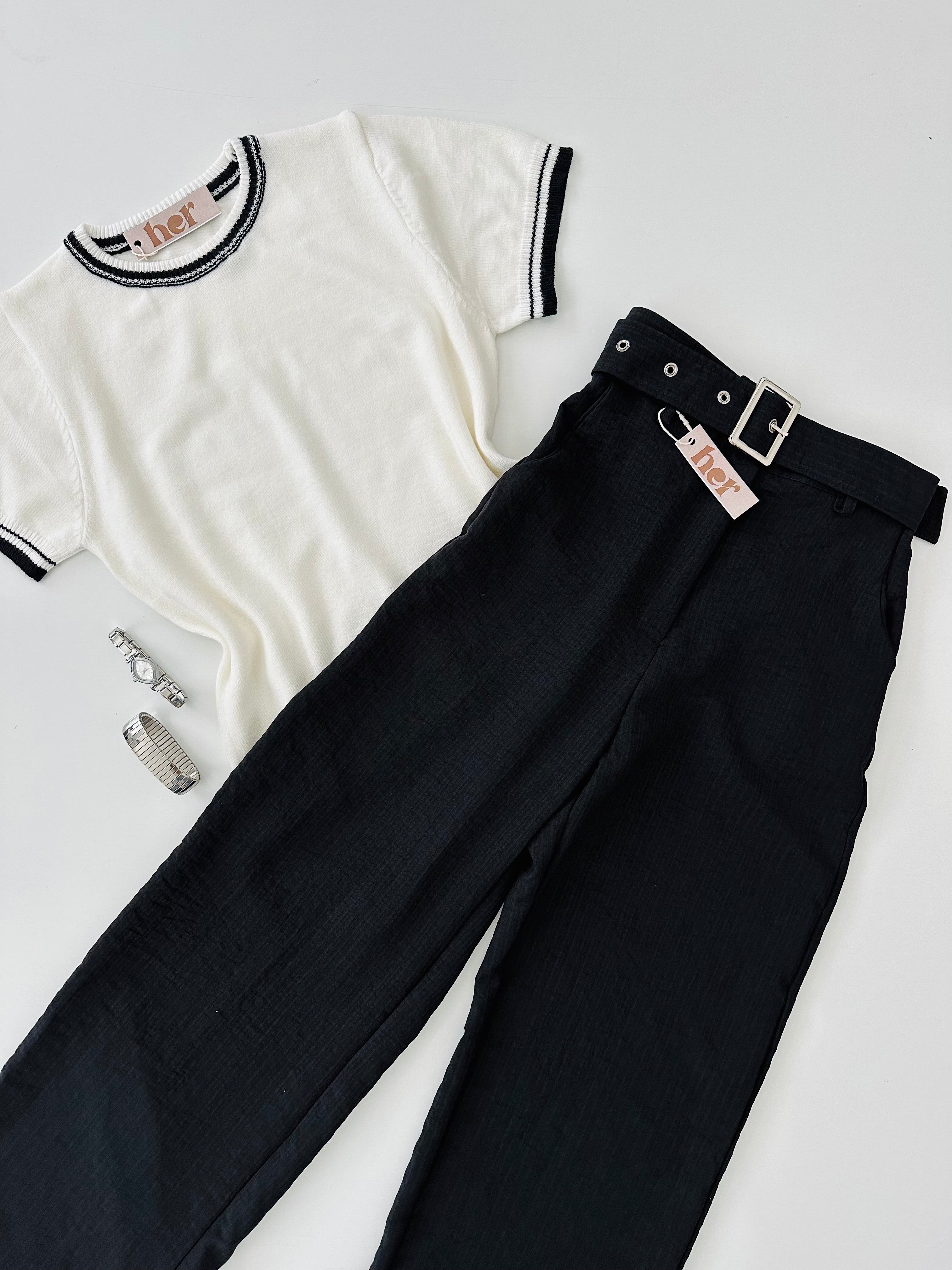 Pantalón con cinto desmontable