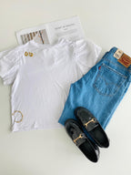 Blusa con mangas de princesa