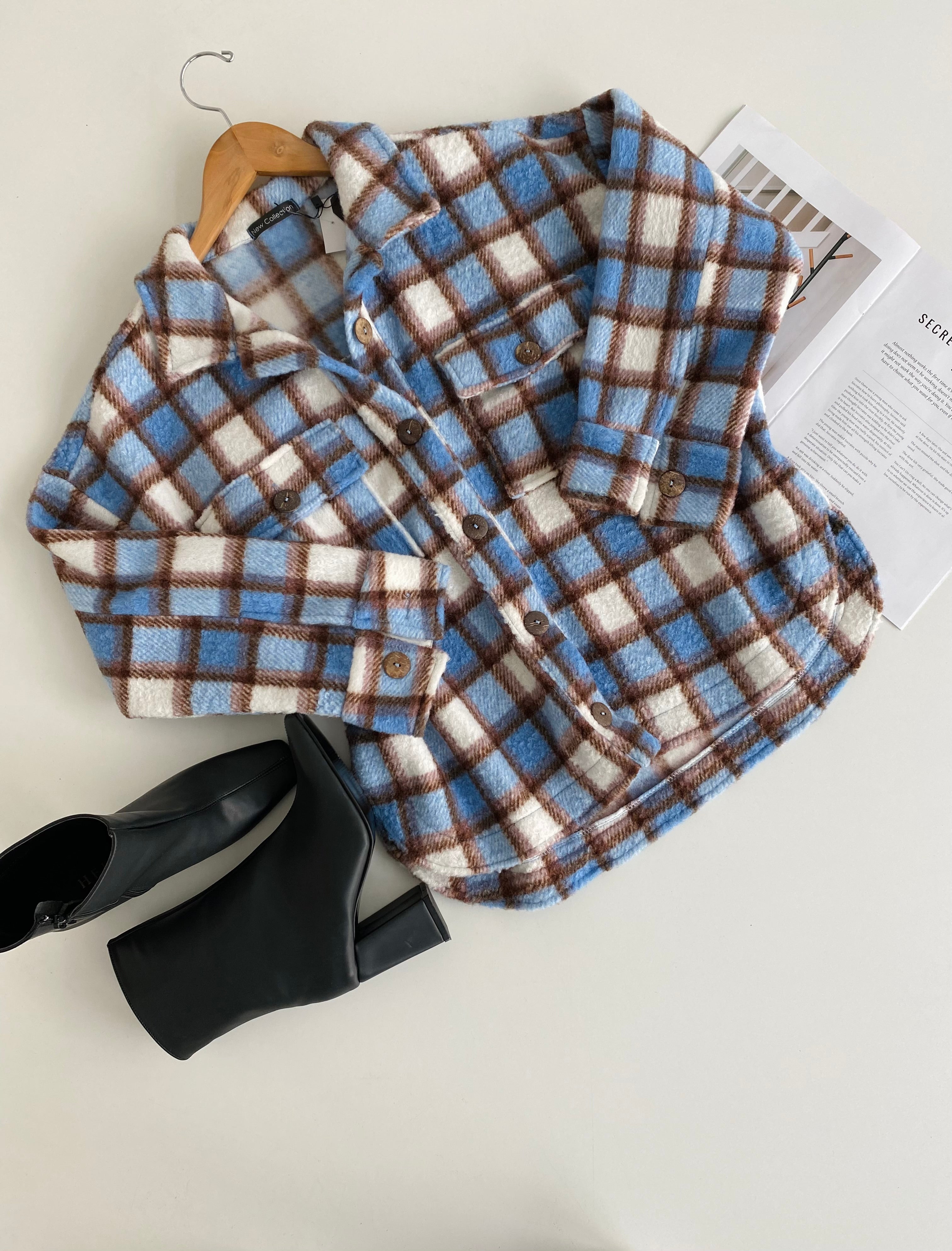 Sobrecamisa de cuadros