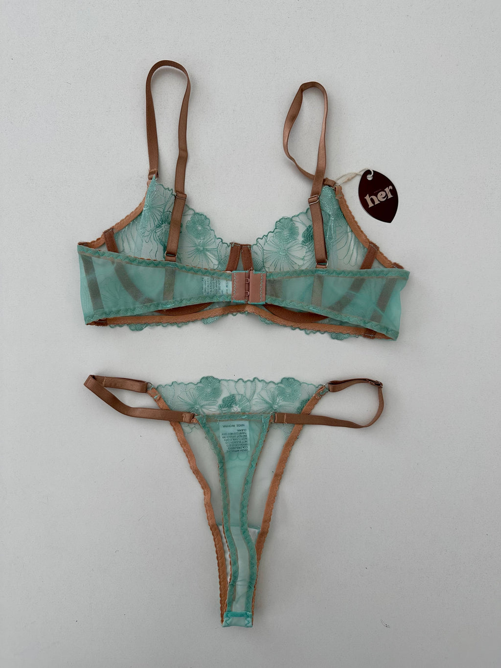 Set mesh c/encaje