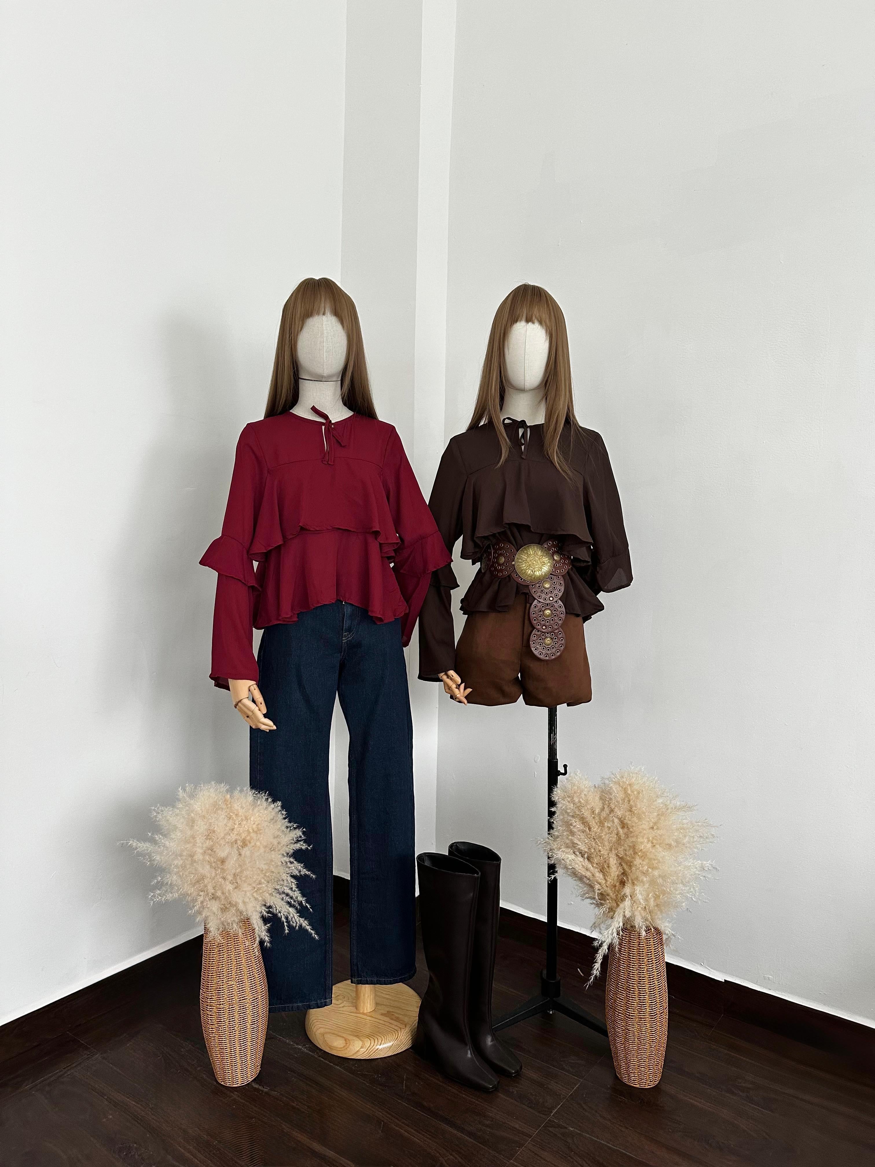 Ruffled blouse