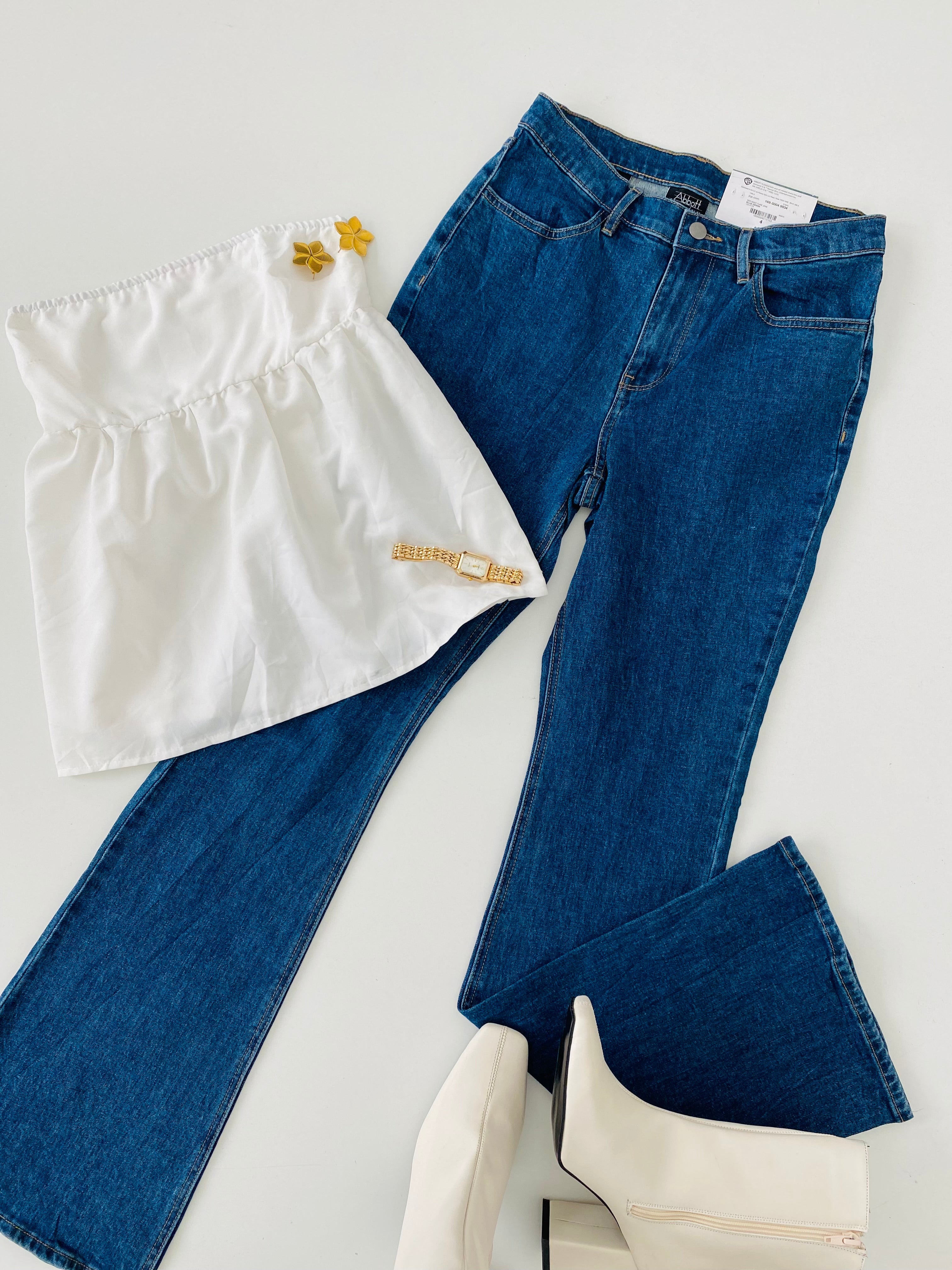 Pantalón corte bootcut