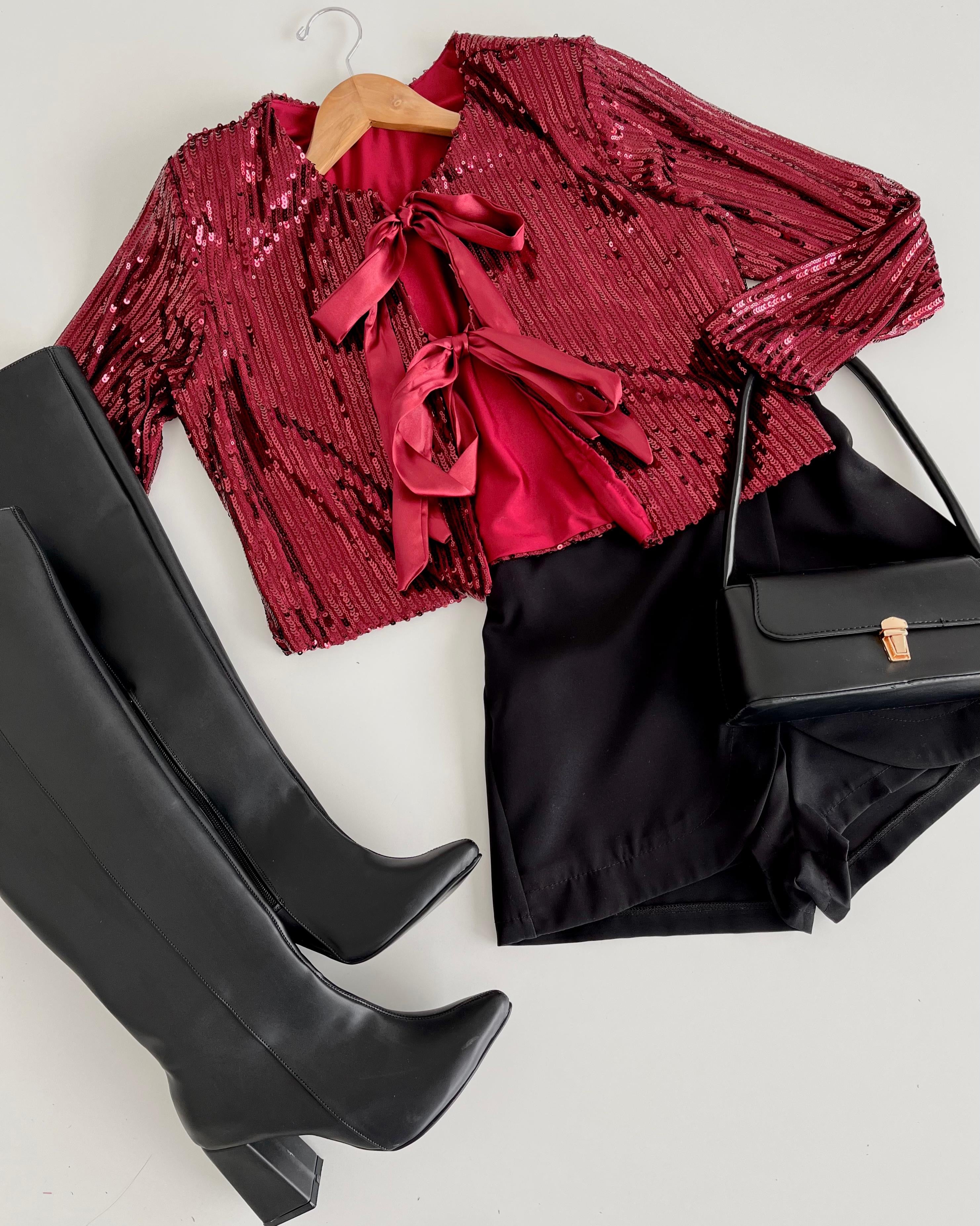 Sequined shirt