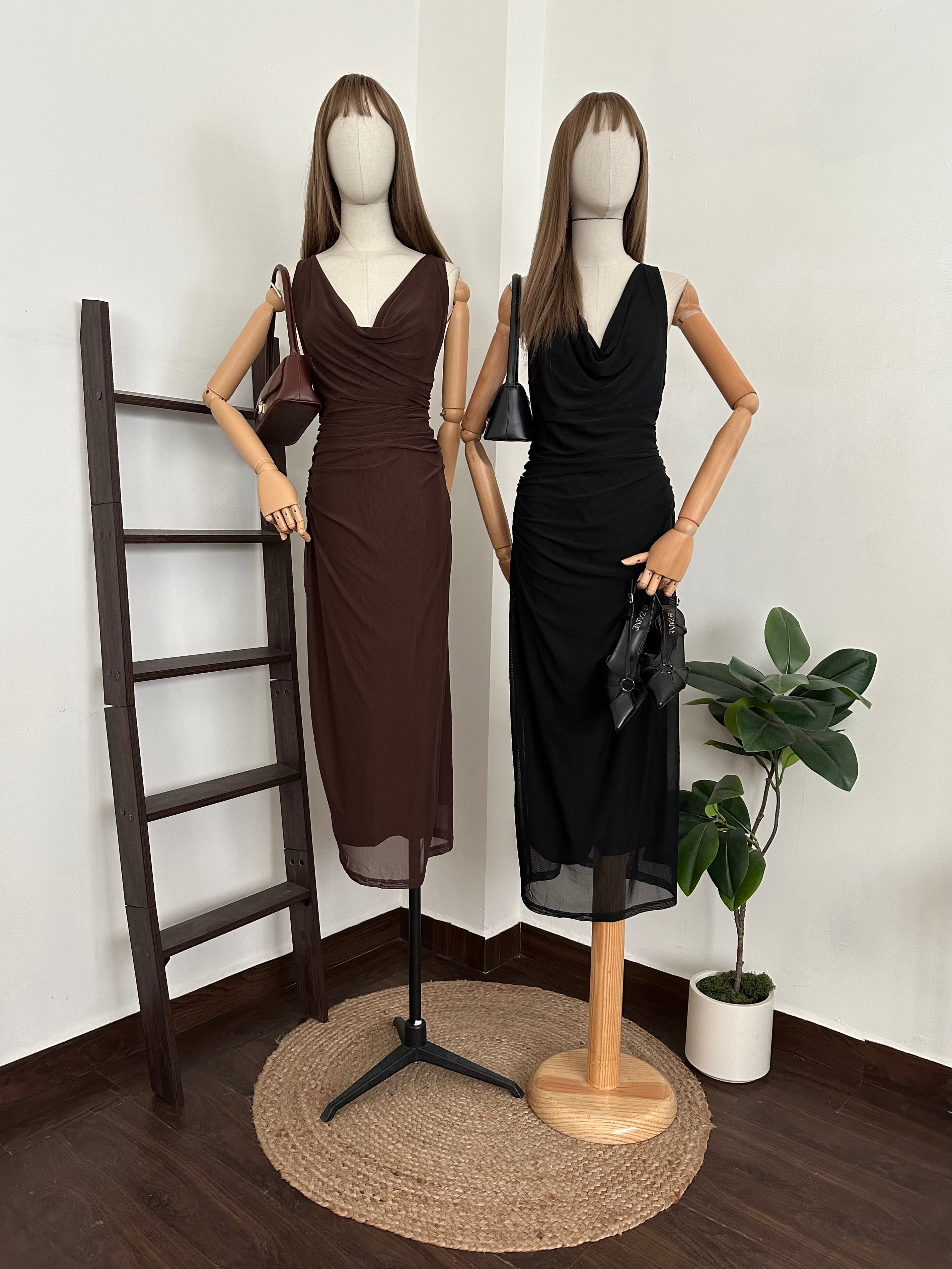 Vestido mesh