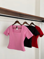 Blusas estilo cuadrado