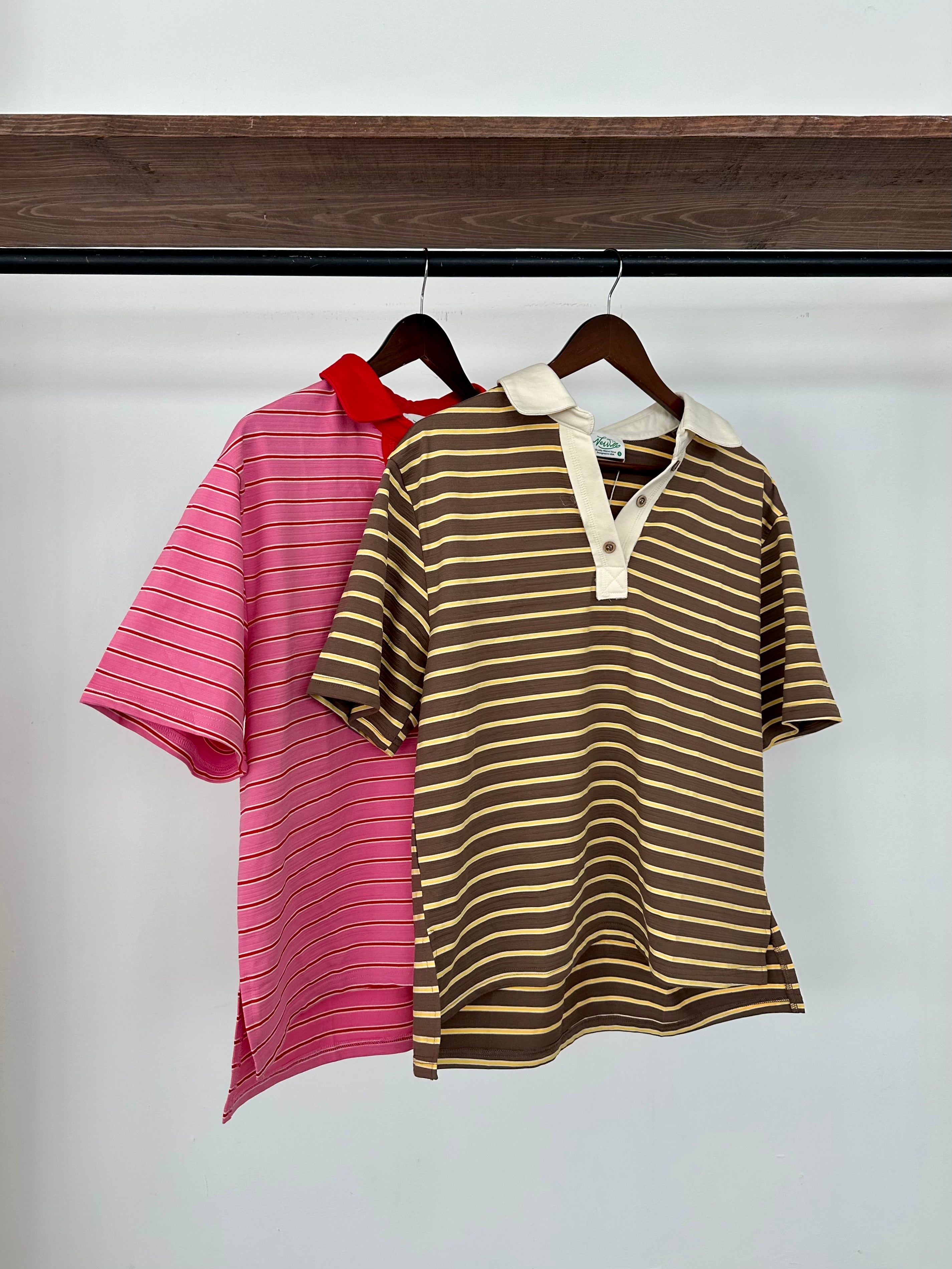 Playera polo rayas