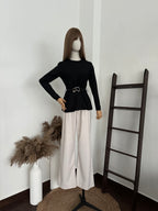 Blusa princesa c/cinto