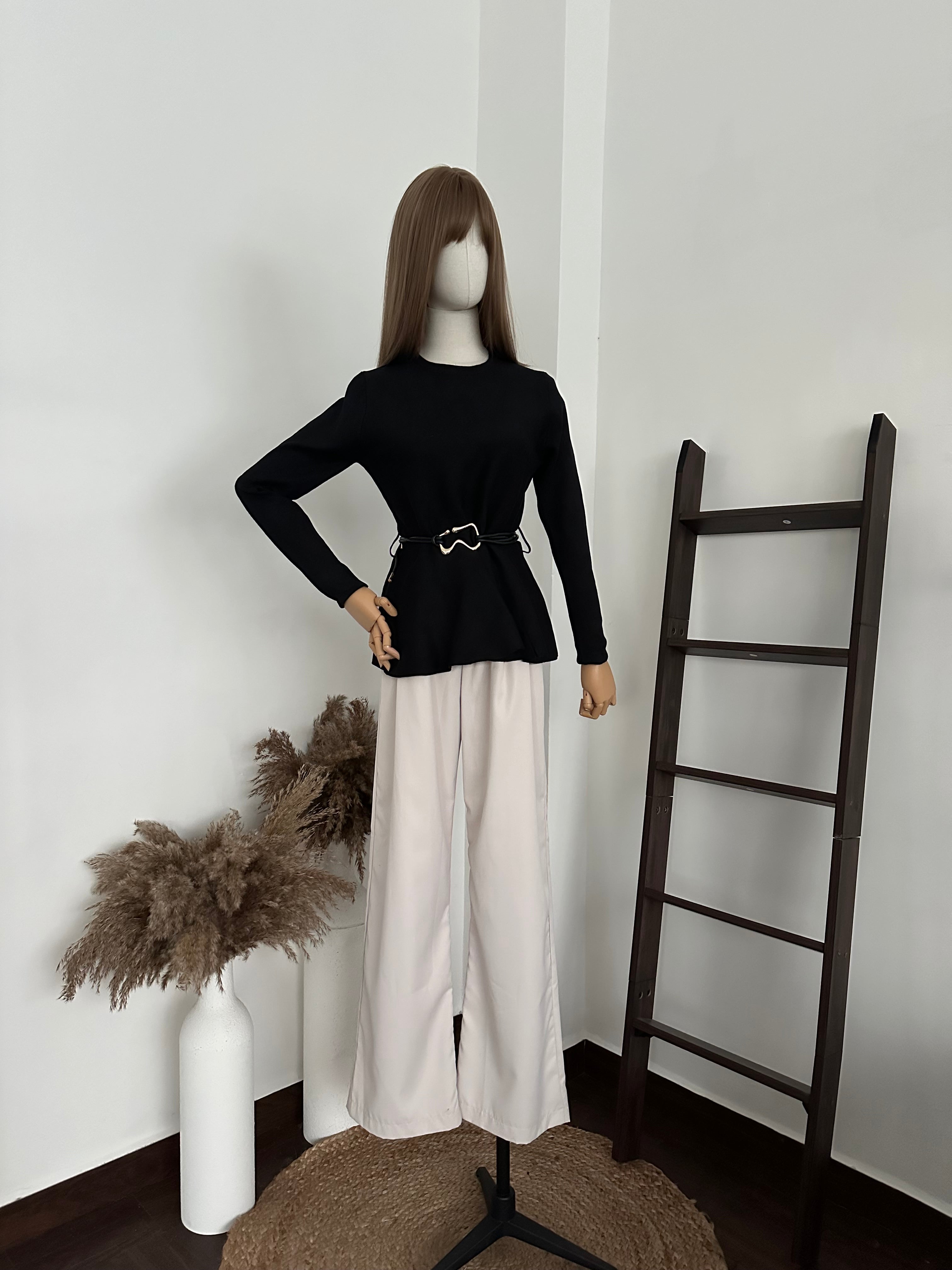 Blusa princesa c/cinto