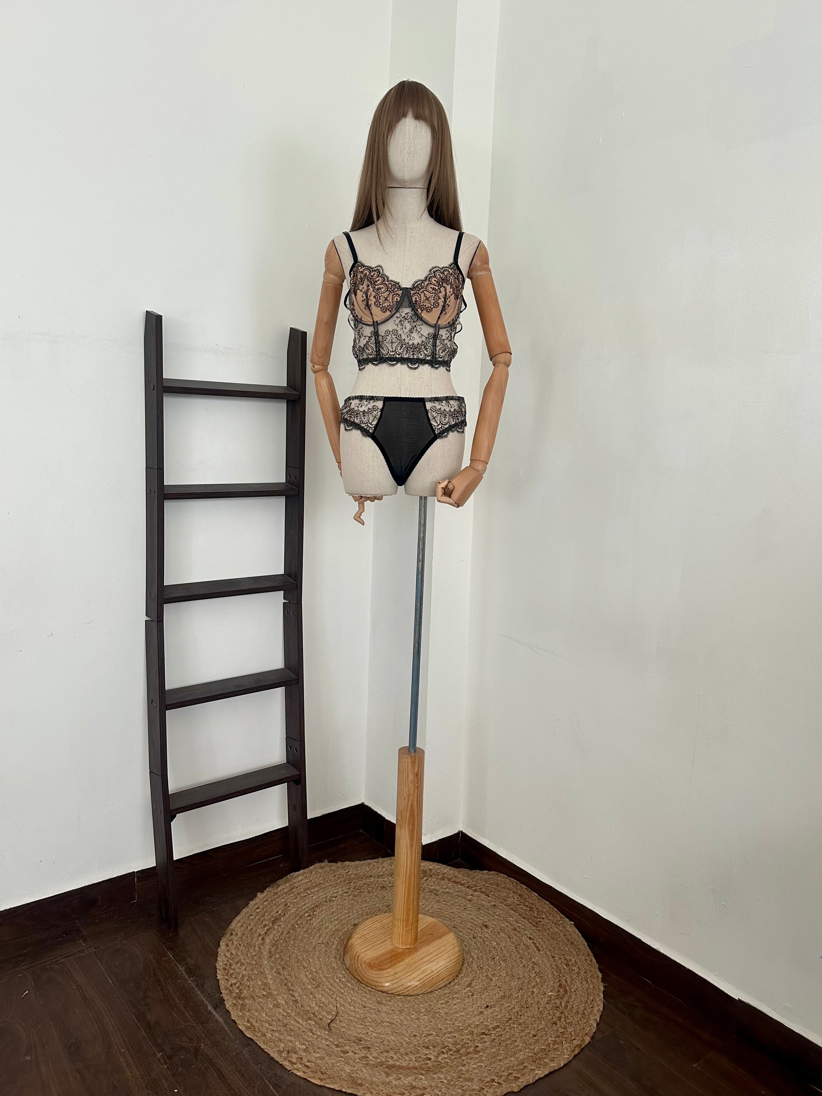 Set mesh c/encaje